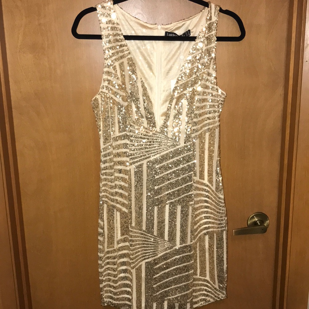 Lookbook Store sequin dress NWT